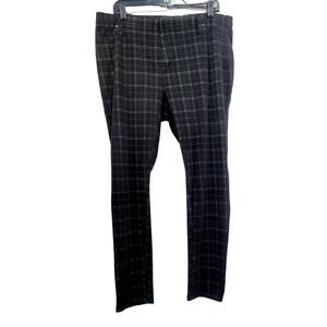 Terra & Sky Black and White Plaid Pants Size 1X‎ (16W-18W)
